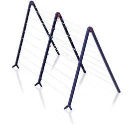 Leifheit Évidoir à Linge Pegasus V Duo 81702 - Séchoir Extensible Blanc et Bleu, Adapté aux Baignoires, Capacité 19 m