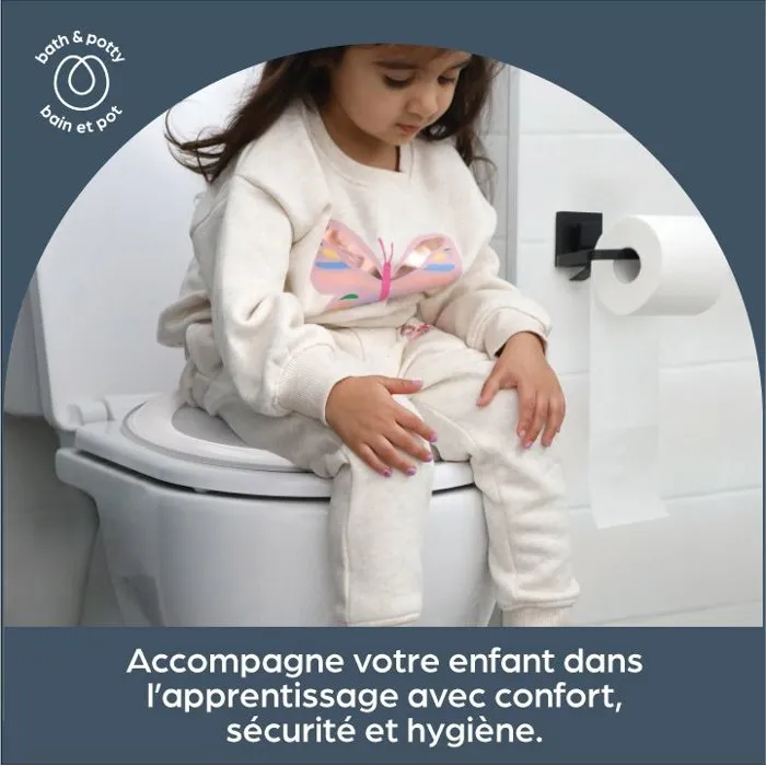 Dreambaby Ensemble Siège et Tabouret d'Apprentissage de la Propreté avec Base Antidérapante et Design Confortable Dreambaby Ensemble Siège et Tabouret d'Apprentissage de la Propreté avec Base Antidérapante et Design Confortable