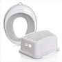 Dreambaby Ensemble Siège et Tabouret d'Apprentissage de la Propreté avec Base Antidérapante et Design Confortable