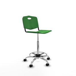 PIQUERAS Y CRESPO Tabouret Robledo Pivotant Vert