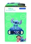 Lexibook - Réveil veilleuse Stitch avec sons et mélodies, écran LCD rétro-éclairé et bouton tactile - Bleu