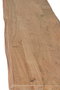 GINER Y COLOMER Banc en bois d'acacia massif et fer noir, dimensions L180 x P42 x H45 cm, nécessite assemblage