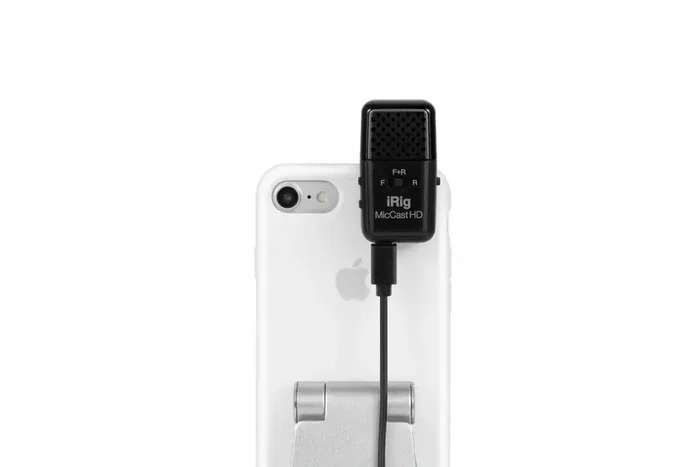 IKMULTIMED iRig Mic Cast HD - Microphone USB portable pour enregistrement