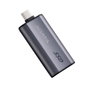 Adata SC750-1000G-CCBK Disque dur externe SSD 1TB, USB 3.2 Gen2 Type-C, Lecture 1050 Mo/s, Gris