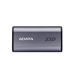 Adata SC750-1000G-CCBK Disque dur externe SSD 1TB, USB 3.2 Gen2 Type-C, Lecture 1050 Mo/s, Gris