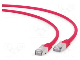 GEMBIRD Câble Ethernet Cat 6a S/FTP rouge 0,25 m