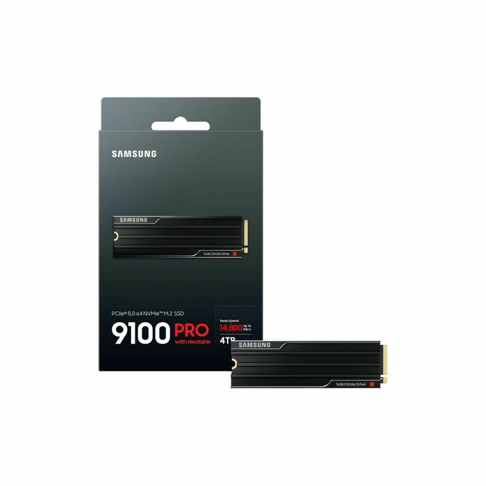 Samsung 9100 PRO 4 To SSD M.2 NVMe PCIe 5.0 avec dissipateur de chaleur