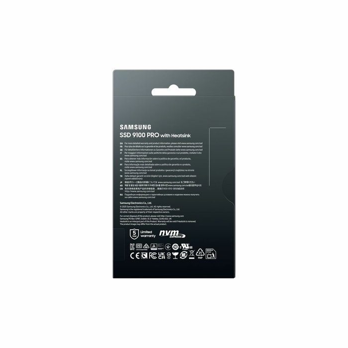 Samsung 9100 PRO 4 To SSD M.2 NVMe PCIe 5.0 avec dissipateur de chaleur