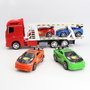 Tachan Camion de Courses Heroes de Ciudad avec 4 Voitures - Jouet de Collection - Modèle 1:24 - Pour Enfants 3 ans et plus