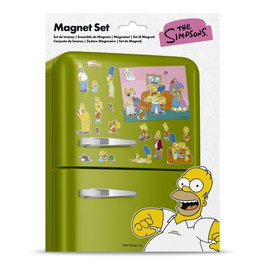 ERIK - Set de magnets découpés - Les Simpsons - Personnages emblématiques - Référence décorative