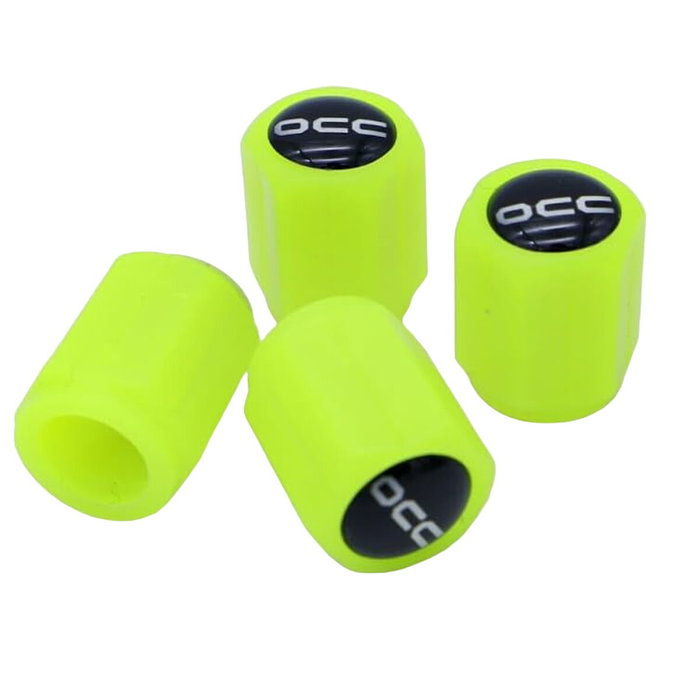 Occ Sport Bouchons de Valve LED Jaune (Pack de 4)
