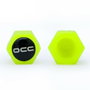 Occ Sport Bouchons de Valve LED Jaune (Pack de 4)