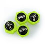 Occ Sport Bouchons de Valve LED Jaune (Pack de 4)