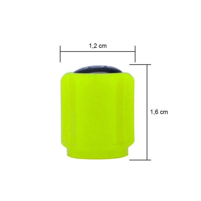 Occ Sport OCCLEV005 Bouchons De Valve Led Jaune Fluorescent Universel 4 Unités Occ Sport OCCLEV005 Bouchons De Valve Led Jaune Fluorescent Universel 4 Unités