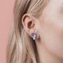 Peers Hardy - Set de 3 paires de boucles d'oreilles Frozen Disney avec flocons de neige, Olaf, Elsa et Anna