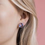 Peers Hardy - Set de 3 paires de boucles d'oreilles Frozen Disney avec flocons de neige, Olaf, Elsa et Anna