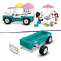 LEGO Friends 42644 Le camion de glaces de Heartlake City - Jeu de construction créatif avec 2 mini-poupées et 92 pièces - Pour enfants dès 4 ans