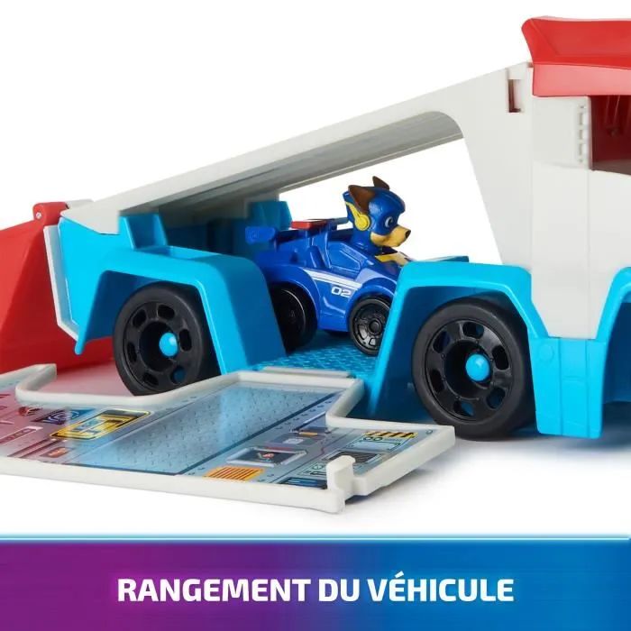 Spin Master Pat' Patrouilleur Pup Squad Core - Camion de Chase avec Racer et rampe de lancement - Jeu Pat' Patrouille - À partir de 3 ans