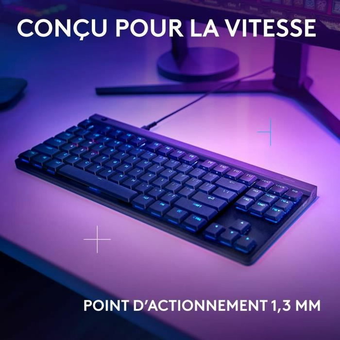 Logitech G G515 TKL Clavier Gamer Mécanique AZERTY Noir