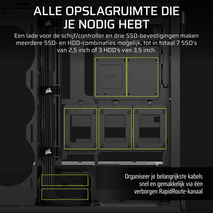 Corsair Série 5000T Moyen Tour Noir