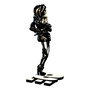 Die Ärzte statuette 1/10 Gwendoline Skelett 17 cm