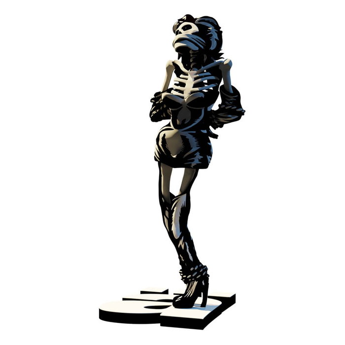 Die Ärzte statuette 1/10 Gwendoline Skelett 17 cm
