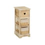 BigBuy Home Caisson à Tiroirs COUNTRY Naturel 26 x 32 x 63 cm