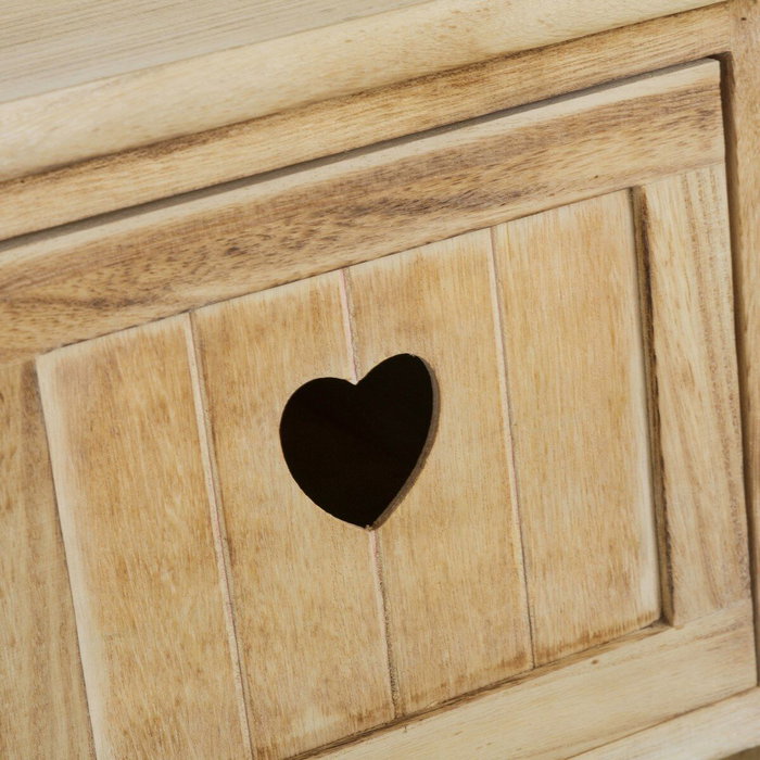 BigBuy Home Caisson à Tiroirs COUNTRY Naturel 26 x 32 x 63 cm BigBuy Home Caisson à Tiroirs COUNTRY Naturel 26 x 32 x 63 cm