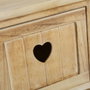 BigBuy Home Caisson à Tiroirs COUNTRY Naturel 26 x 32 x 63 cm