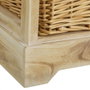 BigBuy Home Caisson à Tiroirs COUNTRY Naturel 26 x 32 x 63 cm