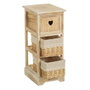BigBuy Home Caisson à Tiroirs COUNTRY Naturel 26 x 32 x 63 cm