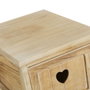 BigBuy Home Caisson à Tiroirs COUNTRY Naturel 26 x 32 x 63 cm