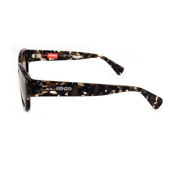 Lunettes de soleil Kenzo KZ40187F unisexe en acétate géométrique 51-21-140 mm UV400 Lunettes de soleil Kenzo KZ40187F unisexe en acétate géométrique 51-21-140 mm UV400