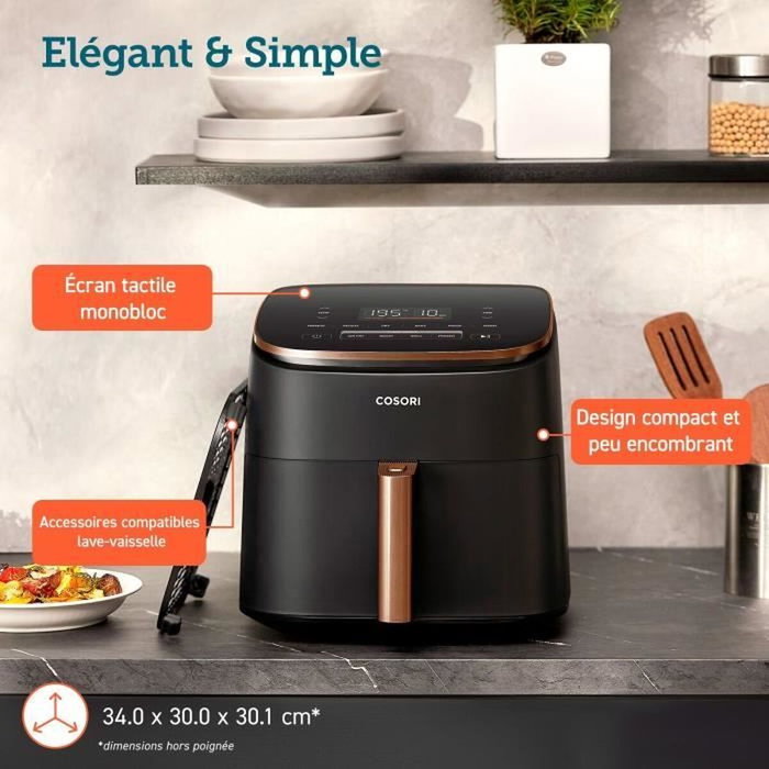 Cosori Turbo Blaze Chef Edition Noir 6L Cosori Turbo Blaze Chef Edition Noir 6L