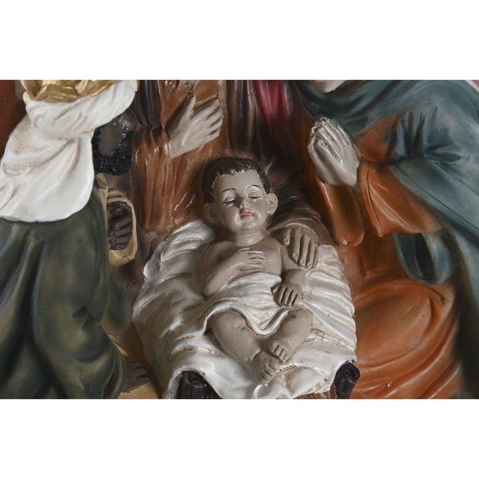 Crèche de Noël Home ESPRIT Multicouleur Résine 17,5 X 9 X 20,5 CM Crèche de Noël Home ESPRIT Multicouleur Résine 17,5 X 9 X 20,5 CM