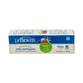 DR. BROWN´S Pâte dentaire infantile naturelle fraise 0-3 ans 40g