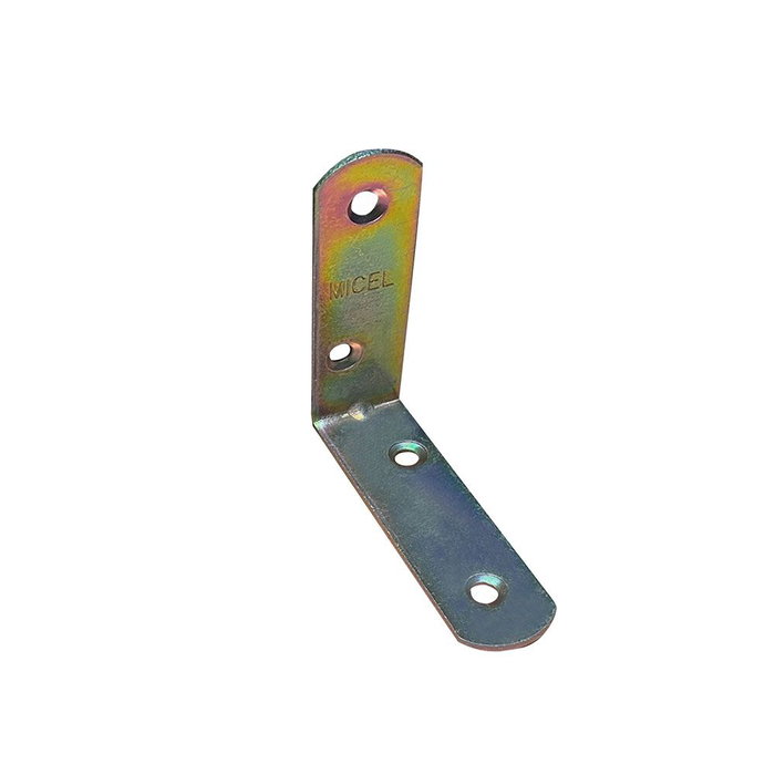 Micel AN01 Angle de renfort en acier avec finition bichromatée 50 x 50 x 19 mm Micel AN01 Angle de renfort en acier avec finition bichromatée 50 x 50 x 19 mm