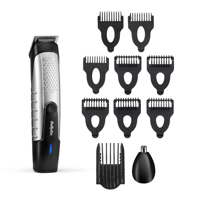 Babyliss Tondeuse T812E Batterie Lithium Lames Inox 80 min Autonomie 14 Réglages Hauteur Peignes Inclus