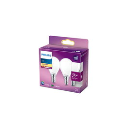 Philips Pack de 2 Ampoules LED E14 P45 2,2W 250Lm 2700K