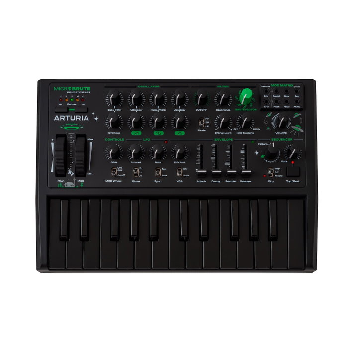Arturia MicroBrute UFO Synthétiseur Analogique Compact avec 25 Miniteclas, Filtre Steiner-Parker, Séquenceur 64 Pas - Édition Spéciale Arturia MicroBrute UFO Synthétiseur Analogique Compact avec 25 Miniteclas, Filtre Steiner-Parker, Séquenceur 64 Pas - Édition Spéciale