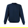 DUVER Sweat-shirt unisex basique à col rond Modèle 105701 - Felpa perchée 65% polyester 35% coton 260 g/m² - Pour uniforme de travail, industrie, entrepôt - Taille M