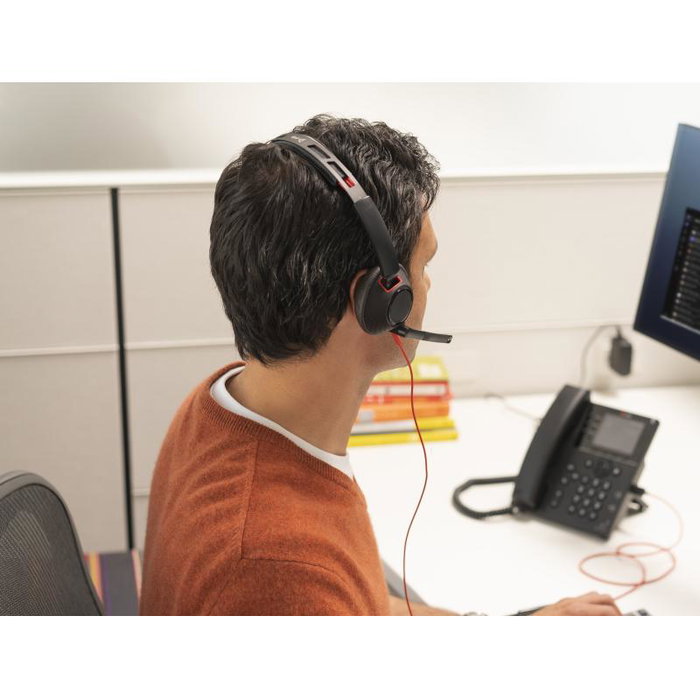 HP Poly Headset Blackwire 5210 (8X230A6) - Casque audio avec micro USB