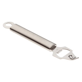 Berghoff 1301053 Ouvre-bouteilles en acier inoxidable avec design ergonomique et anneau de suspension