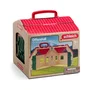 Schleich 72341 Farm World - Coffret Ferme Transportable Jouet Figurine Animal Fermier, Jeu Enfant Dès 5 Ans