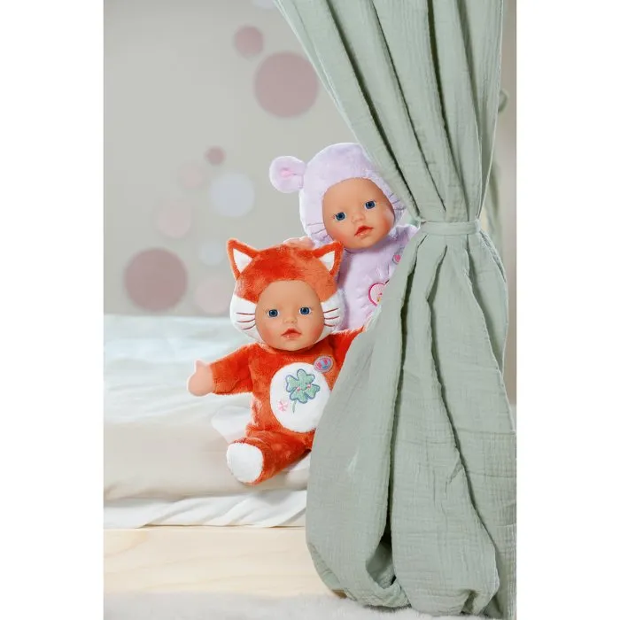 Baby Born - Poupon renard marionnette 26 cm en peluche avec oreilles douces - Nouveau-né