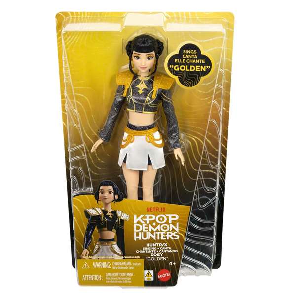 Mattel Muñeca articulada Guerreras K-Pop Zoey Golden