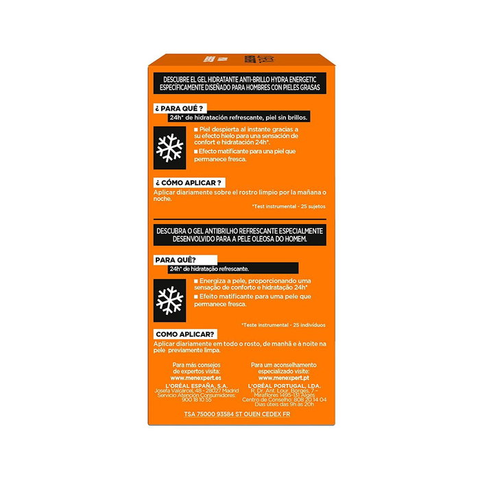 L'Oréal Paris Men Expert Gel Hydra Energétique Frais Ultra-Hydratant 50 ml