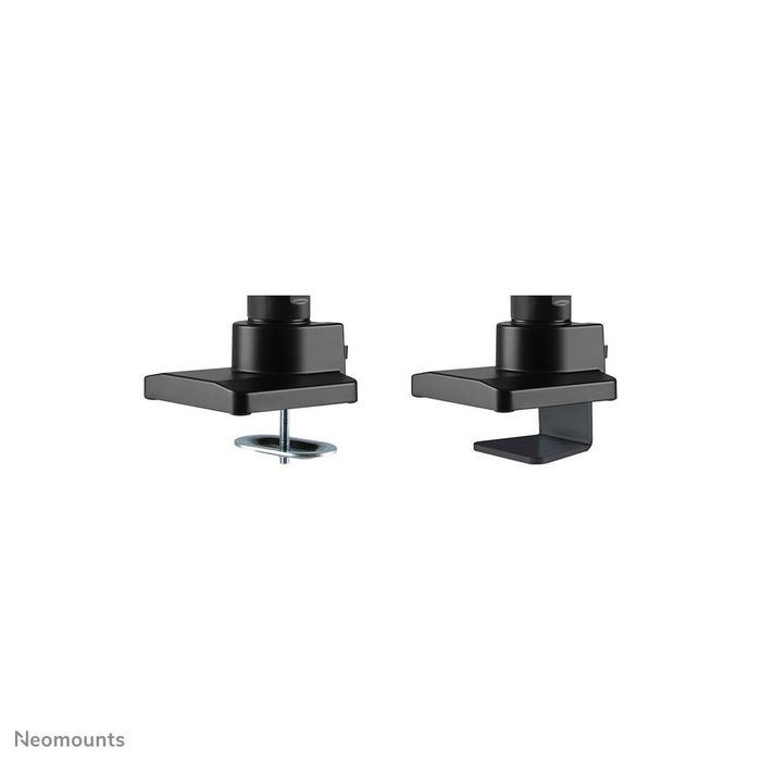 Neomounts Support de bureau double NM-D775DXBLACK Noir pour 2 écrans jusqu'à 32" (81 cm), inclinaison, rotation, pivot, ajustable en hauteur, VESA 100x100
