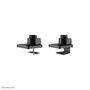 Neomounts Support de bureau double NM-D775DXBLACK Noir pour 2 écrans jusqu'à 32" (81 cm), inclinaison, rotation, pivot, ajustable en hauteur, VESA 100x100
