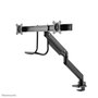 Neomounts Support de bureau double NM-D775DXBLACK Noir pour 2 écrans jusqu'à 32" (81 cm), inclinaison, rotation, pivot, ajustable en hauteur, VESA 100x100